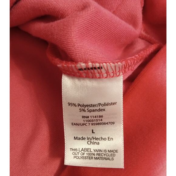 Juicy Couture Pink Velour Full Zip Up Hoodie Rhinestone Bling Y2K Jacket SZ L - Picture 6 of 9